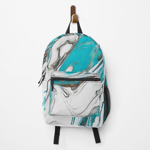 Item preview, Liquid Marble in White-Turquoise Palette 3 designed and sold by Tom-Johnson.