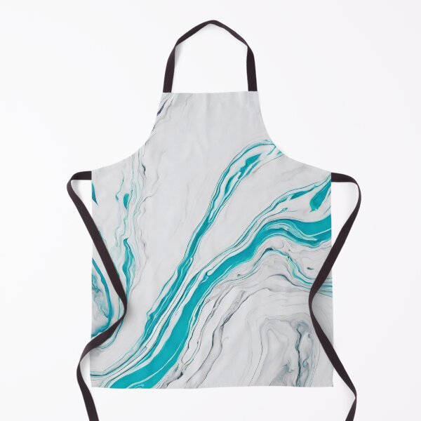 Item preview, Liquid Marble in White-Turquoise Palette 4 designed and sold by Tom-Johnson.