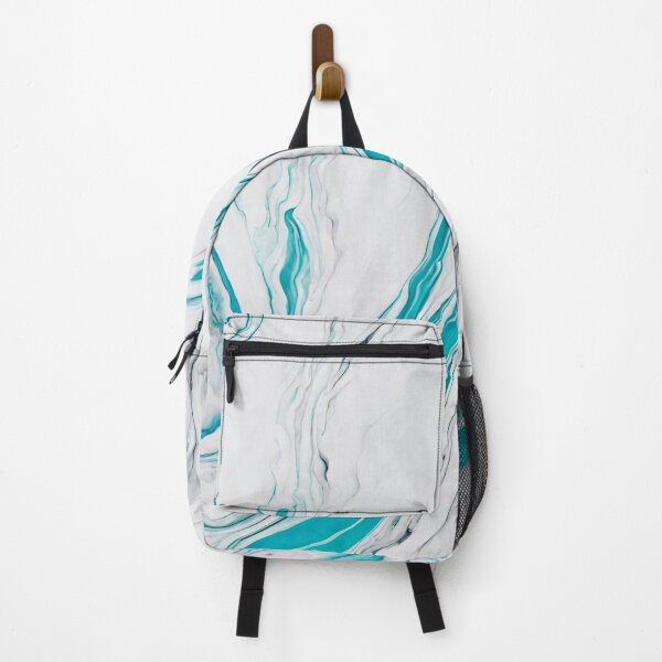 Item preview, Liquid Marble in White-Turquoise Palette 4 designed and sold by Tom-Johnson.
