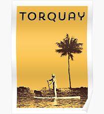 Torquay Travel Poster (size A1 - A2) Poster