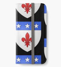 French France Coat of Arms 1477 Blason de la ville de Beaulieu lès Loches iPhone Wallet/Case/Skin