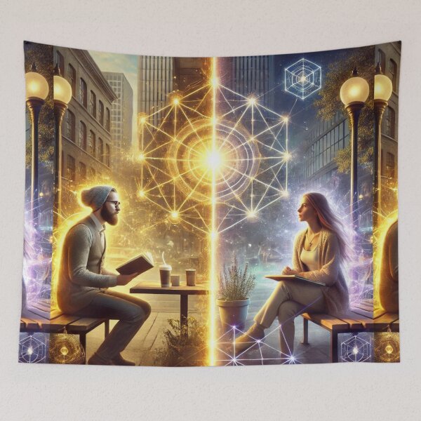 Item preview, Connected Through Spiritual Realms designed and sold by Meta2Physical.