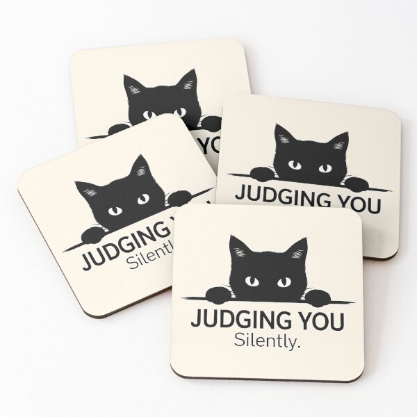 Item preview, Judging You Silently Cat designed and sold by Dream-Fab.
