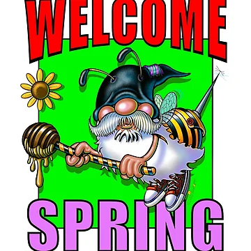 Artwork thumbnail, Welcome Spring by Smart Aleck Art