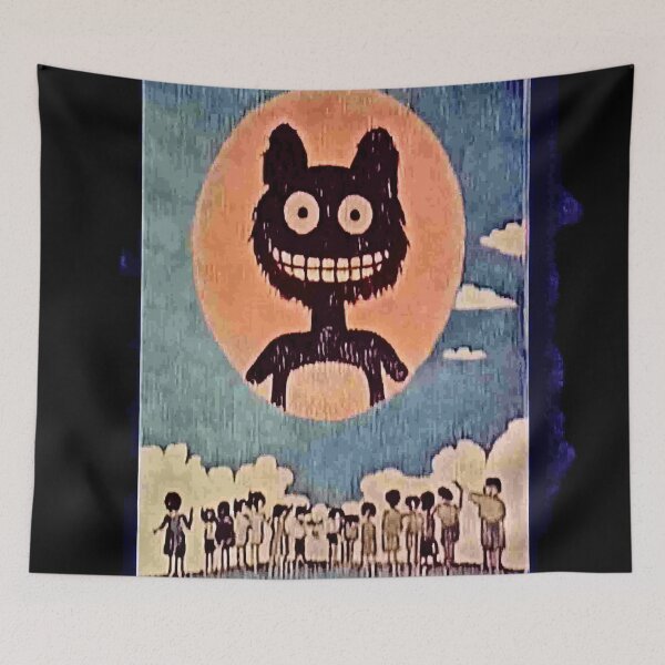 Item preview, Benzel’s Mischievous Moonrise Over a Curious Crowd designed and sold by landletsy.