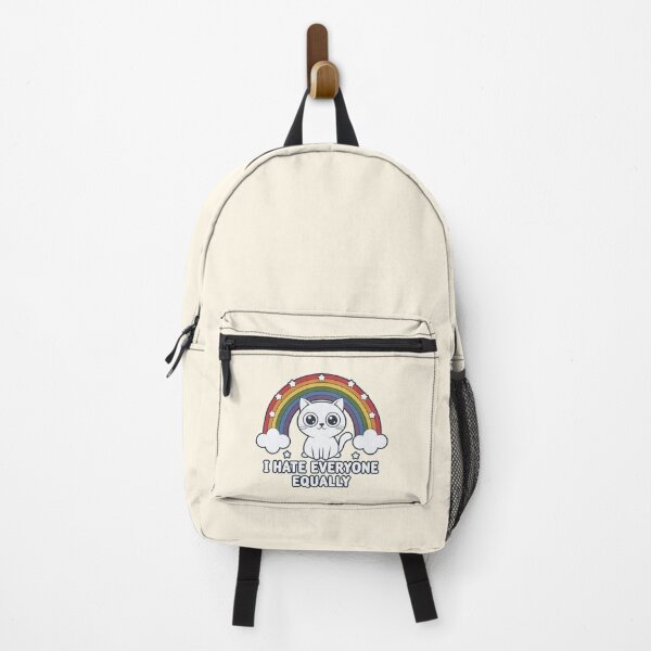 Item preview, I Hate Everyone Equally Cat Rainbow designed and sold by Dream-Fab.