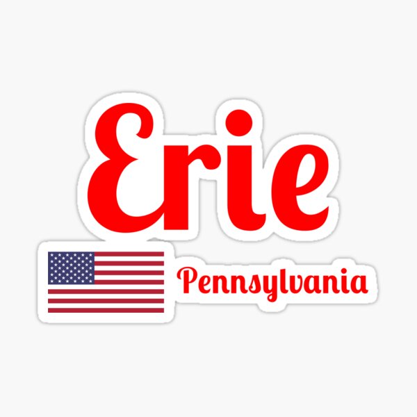 Item preview, Erie Pennsylvania - Stylish Prints, designed and sold by Fleetwood1994.