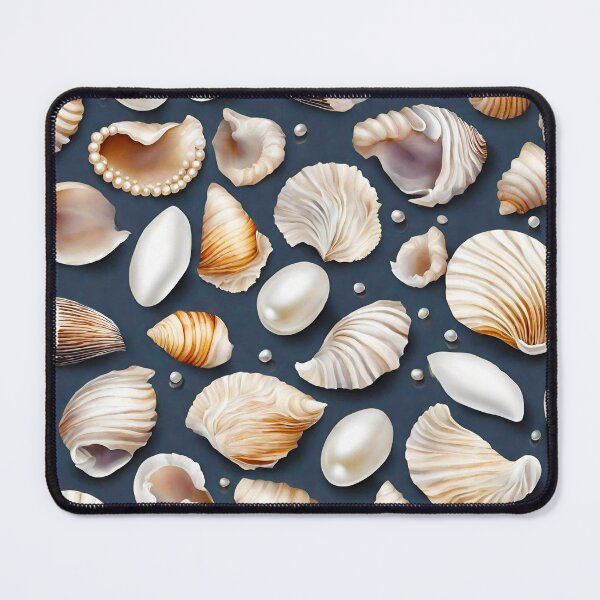 Item preview, Pearl-studded Seashell Patterns 5 designed and sold by Tom-Johnson.