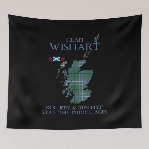 Item preview, Clan Wishart tartan Scotland map Saltire flag and lion rampant scottish designed and sold by Clan1093.