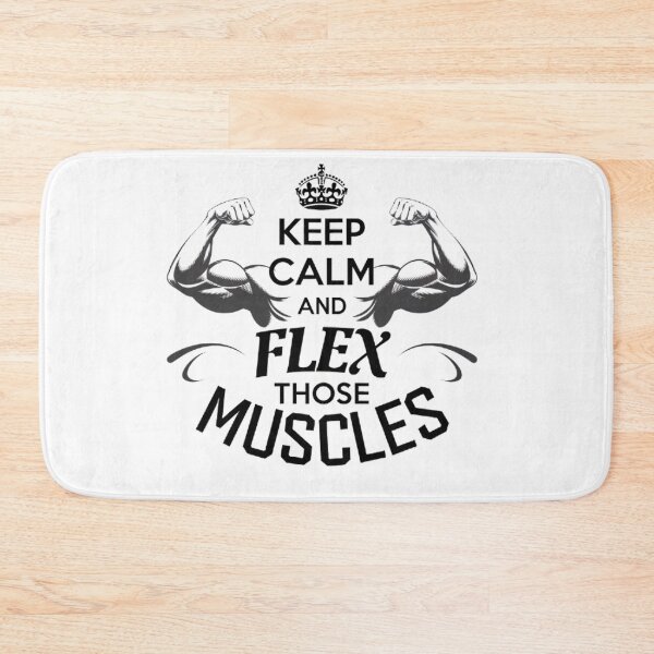 Item preview, Keep Calm, and flex those muscles designed and sold by BugiDesignArt.