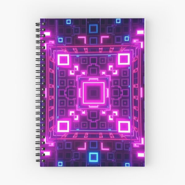 Item preview, Cyber Neon Grid Abstract designed and sold by DigitalTease.