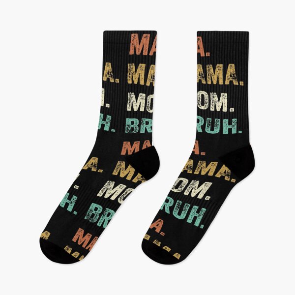 Item preview, Ma , MAMA, MOM, Bruh - Retro Vintage Sibling Mothering  designed and sold by Smix Pixels.