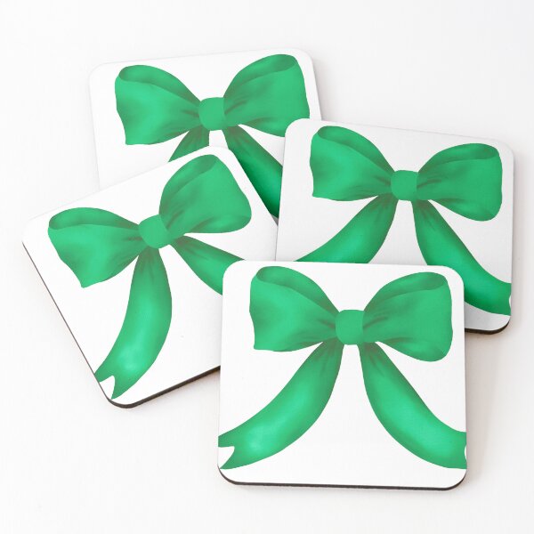 Item preview, Green watercolor bow designed and sold by Coastal Garden Design Studio.