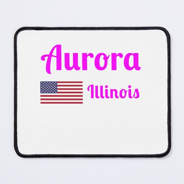 Item preview, Aurora Illinois - Stylish Prints, designed and sold by Fleetwood1994.