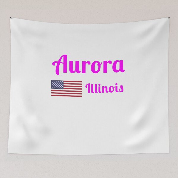 Item preview, Aurora Illinois - Stylish Prints, designed and sold by Fleetwood1994.