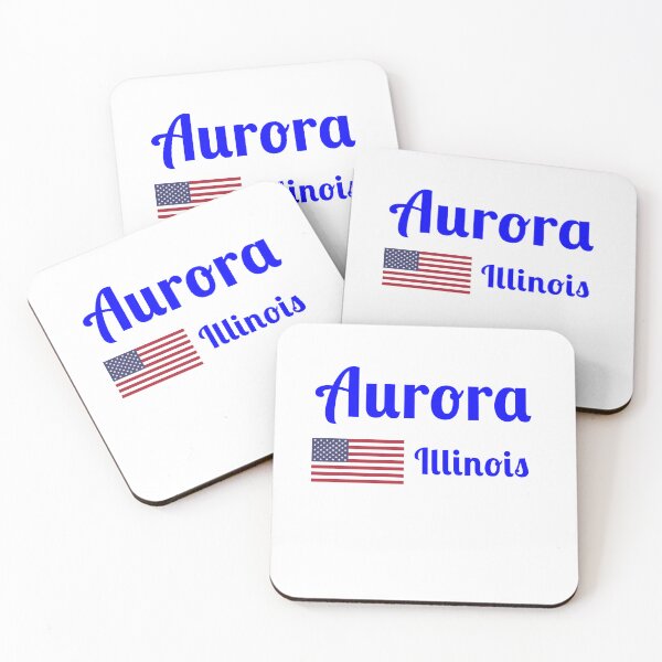 Item preview, Aurora Illinois - Stylish Prints, designed and sold by Fleetwood1994.