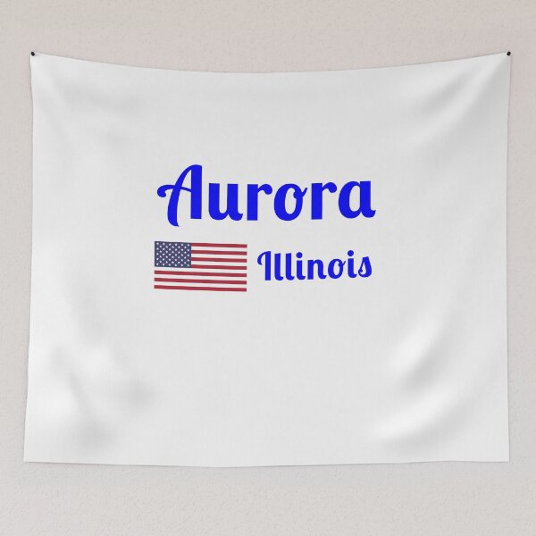 Item preview, Aurora Illinois - Stylish Prints, designed and sold by Fleetwood1994.