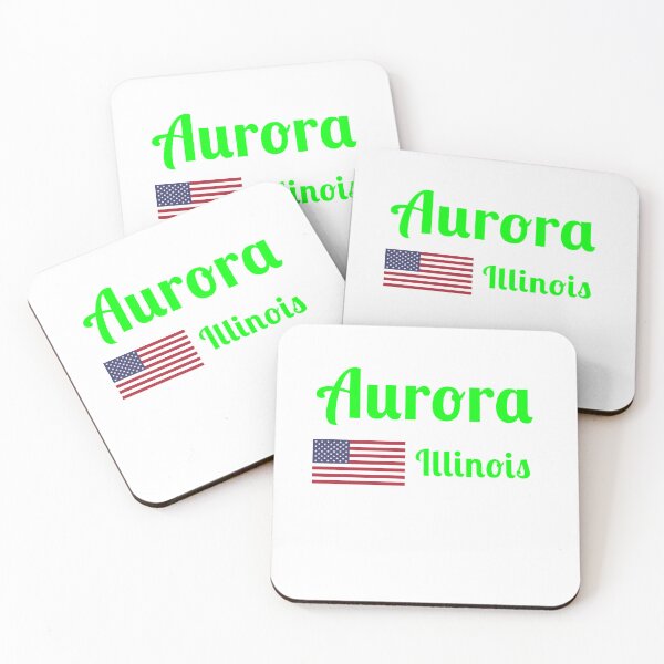 Item preview, Aurora Illinois - Stylish Prints, designed and sold by Fleetwood1994.