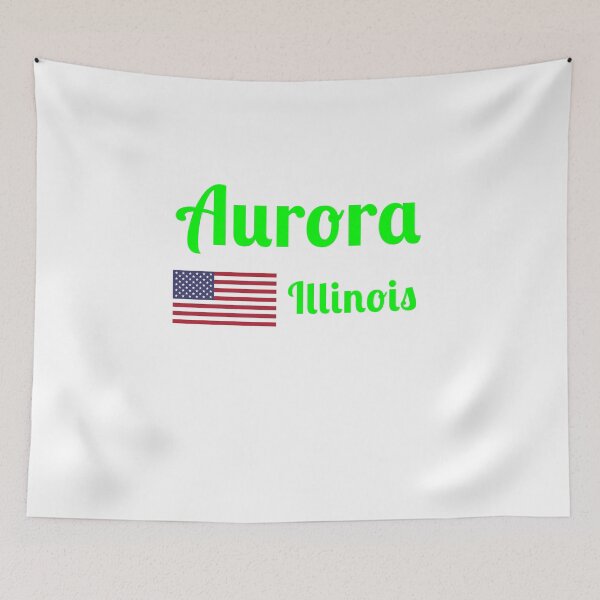 Item preview, Aurora Illinois - Stylish Prints, designed and sold by Fleetwood1994.