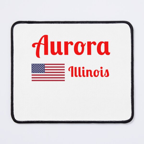 Item preview, Aurora Illinois - Stylish Prints, designed and sold by Fleetwood1994.