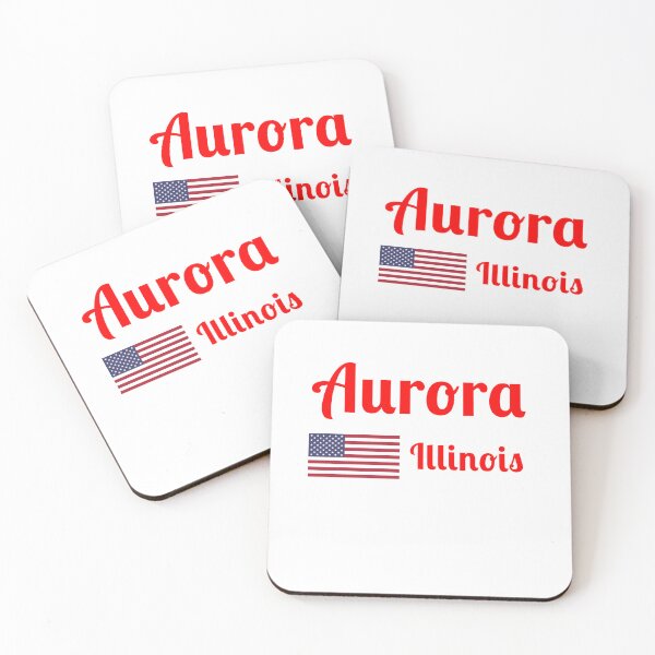 Item preview, Aurora Illinois - Stylish Prints, designed and sold by Fleetwood1994.