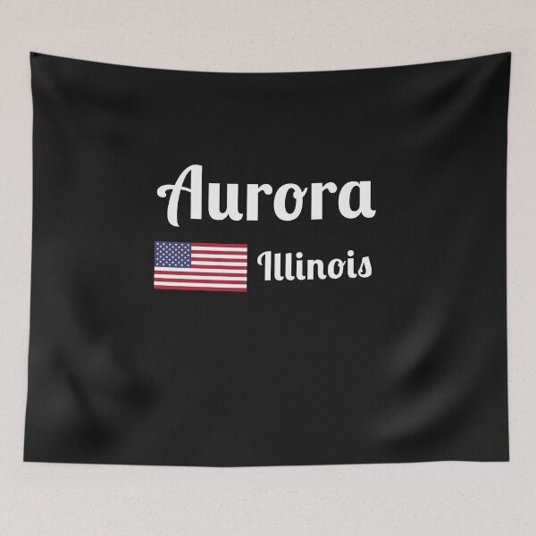 Item preview, Aurora Illinois - Stylish Prints, designed and sold by Fleetwood1994.