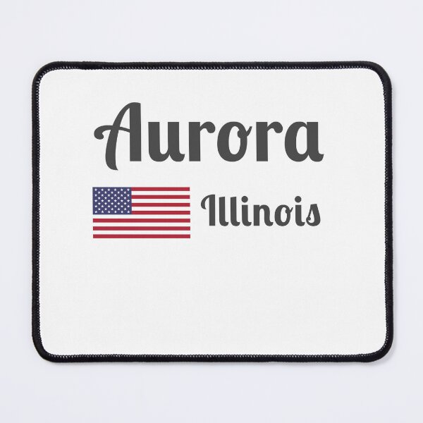 Item preview, Aurora Illinois - Stylish Prints, designed and sold by Fleetwood1994.