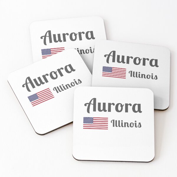 Item preview, Aurora Illinois - Stylish Prints, designed and sold by Fleetwood1994.