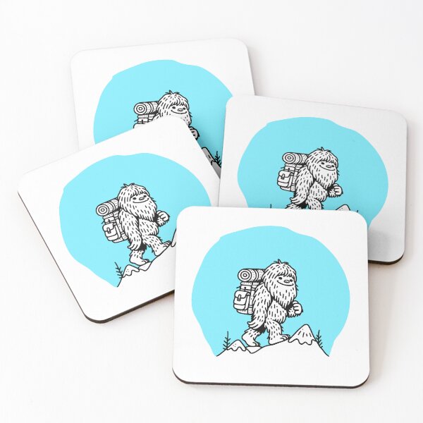 Item preview, Big Foot, Bigfoot shirt, Yeti in the mountains tee, Big Foot Trekking designed and sold by DekoDesignsHub.