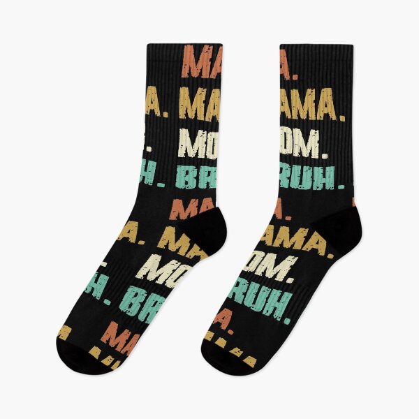 Item preview, Ma , MAMA, MOM, Bruh - Retro Vintage Sibling Mothering  designed and sold by Smix Pixels.