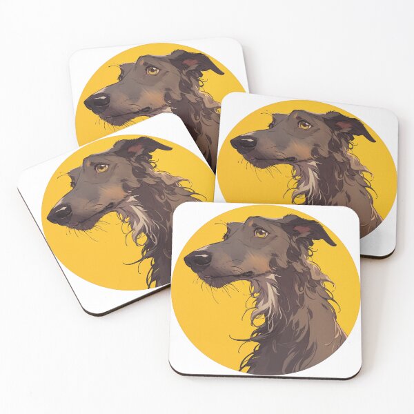 Artikelvorschau, Süßer schottischer Deerhound // Deerhound-Hund // Scottish Deerhound-Welpe entworfen und verkauft von SMARTKIT DESIGNAGENCY.