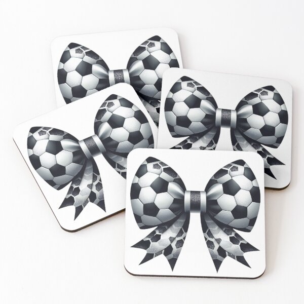 Item preview, Soccer Ball Bow – Stylish Sports Ribbon Design designed and sold by Fernandink1.