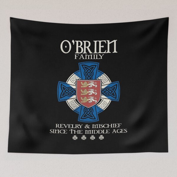Item preview, O'Brien Family badge Scotland surname celtic cross Scottish family crest vintage designed and sold by 9X FR.