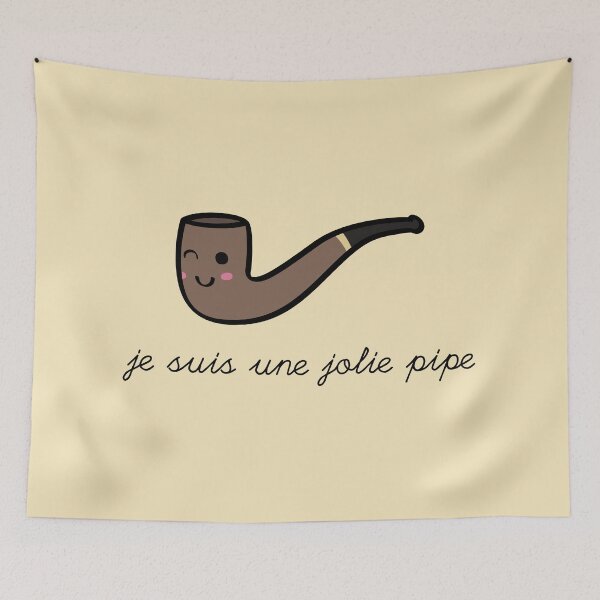 Item preview, je suis une jolie pipe designed and sold by CutestShopEver.