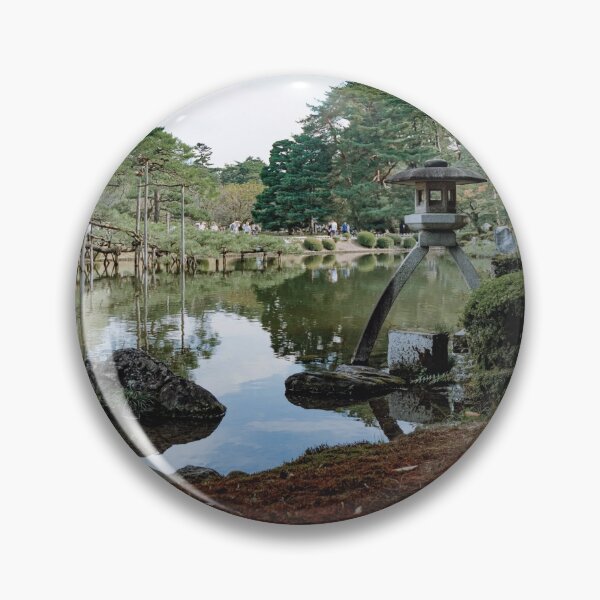 Item preview, Japanese park, lantern and pond designed and sold by Evasionrebelle.