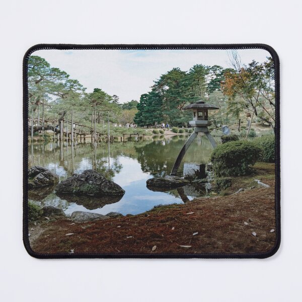 Item preview, Japanese park, lantern and pond designed and sold by Evasionrebelle.
