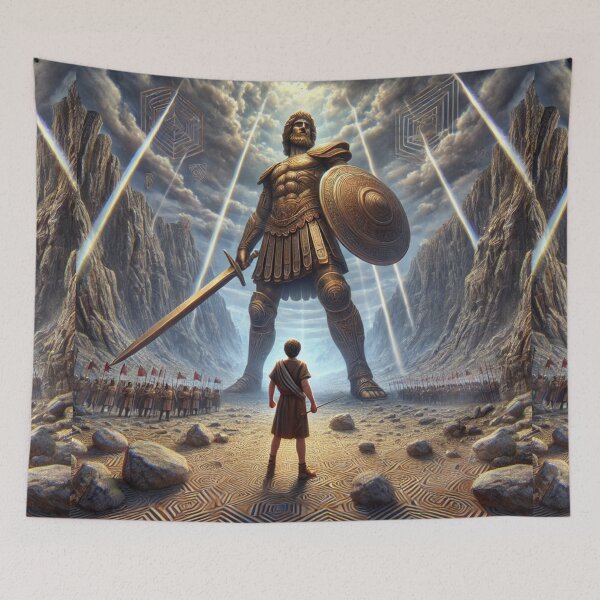 Item preview, David and Goliath: The Triumph of Faith designed and sold by Meta2Physical.