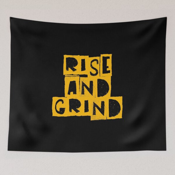 Item preview, Rise and Grind Motivational Gym designed and sold by GoWubba.
