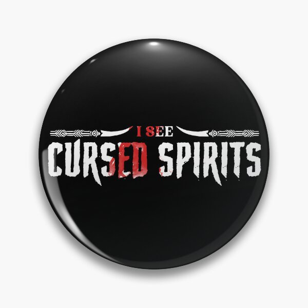 Item preview, I See Cursed Spirits designed and sold by Otakuverse.
