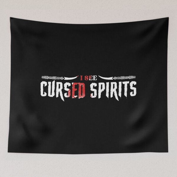Item preview, I See Cursed Spirits designed and sold by Otakuverse.