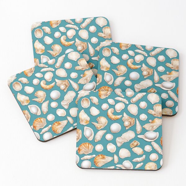 Item preview, Pearl-studded Seashell Patterns 7 designed and sold by Tom-Johnson.
