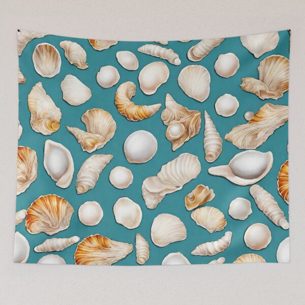 Item preview, Pearl-studded Seashell Patterns 7 designed and sold by Tom-Johnson.
