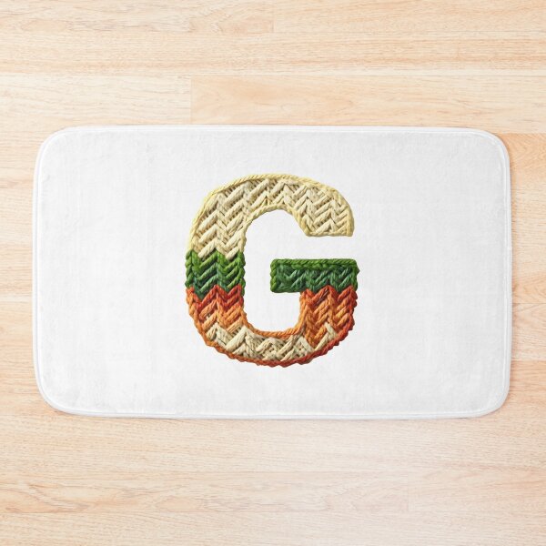 Item preview, G monogram waffle stitch designed and sold by Monascreativeempire.