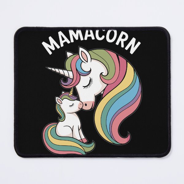 Item preview, Adorable Unicorn Mother And Baby Illustration designed and sold by InsanseCreation.