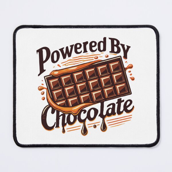 Item preview, Powered by chocolate designed and sold by portokalis.