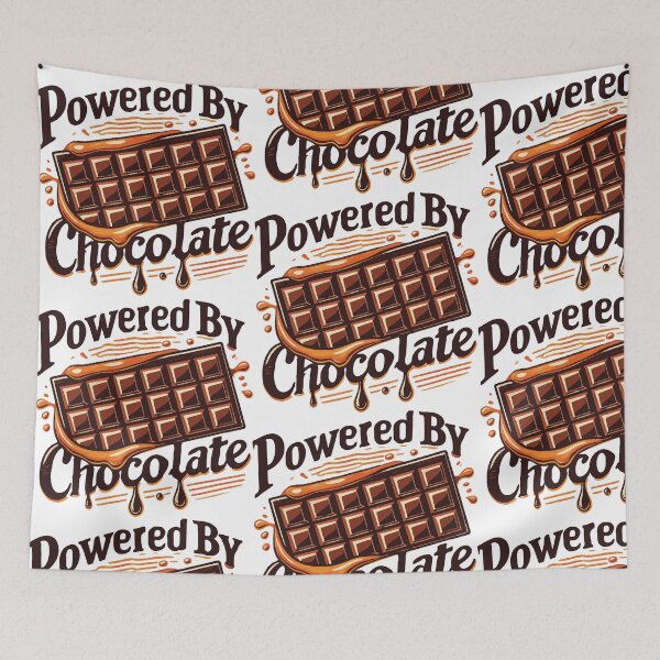 Item preview, Powered by chocolate designed and sold by portokalis.
