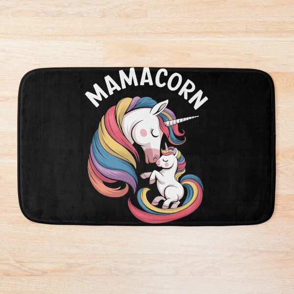 Item preview, Colorful Magical Unicorn Mother and Baby designed and sold by InsanseCreation.