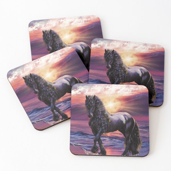 Item preview, Ebony Glow (Stallion) designed and sold by Tripp Art Studio.