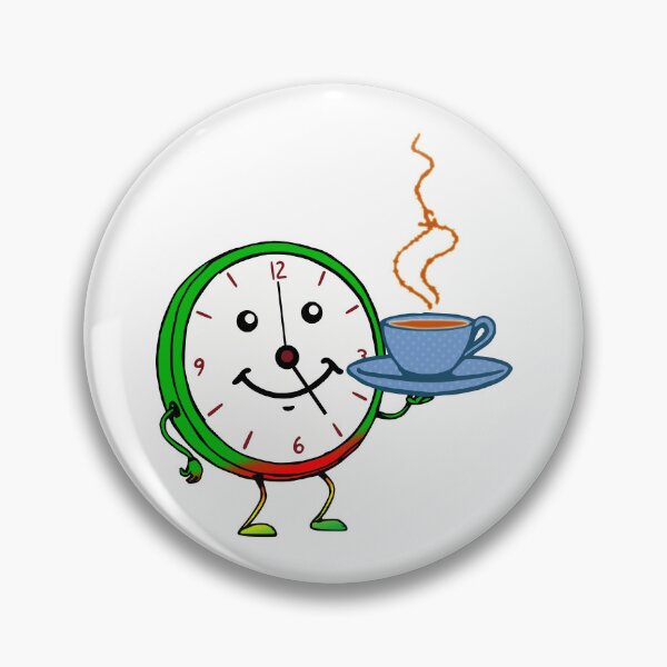 Item preview, TeaTime Clock designed and sold by 2Blue-Dots.