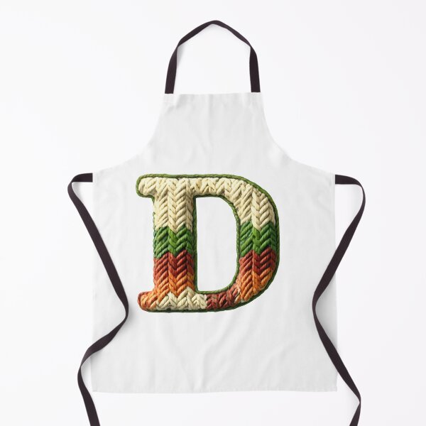 Item preview, D monogram waffle stitch designed and sold by Monascreativeempire.